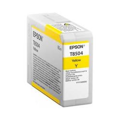 Cartucho De Tinta Epson T8504 Yellow 80ml SureColor P800