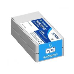 Cartucho De Tinta Epson SJiC22P Cyan Colorworks TM-C3500