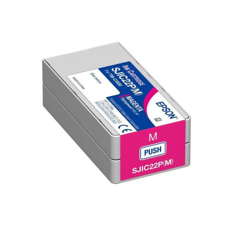 Cartucho De Tinta Epson SJiC22P Magenta Colorworks TM-C3500