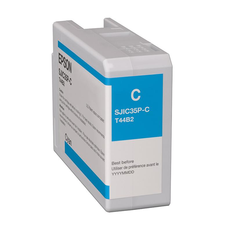 Cartucho De Tinta Epson SJIC35P-C Cyan ColorWorks CW-C6000 CW-C6500