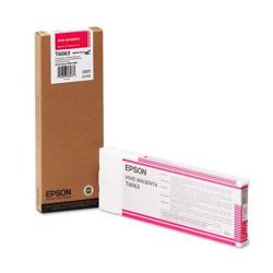 Cartucho De Tinta Epson T6063 Vivid Magenta 200ml Plotter Stylus Pro 4800