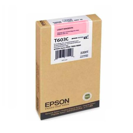 Cartucho De Tinta Epson T603C Light Magenta 220ml Stylus Pro 7880/9880