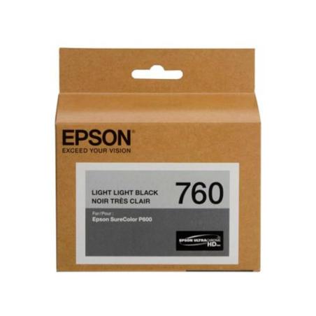 Cartucho De Tinta Epson 760 Light Light Black T760920 SureColor P600 26ml