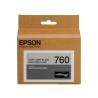 Cartucho De Tinta Epson 760 Light Light Black T760920 SureColor P600 26ml