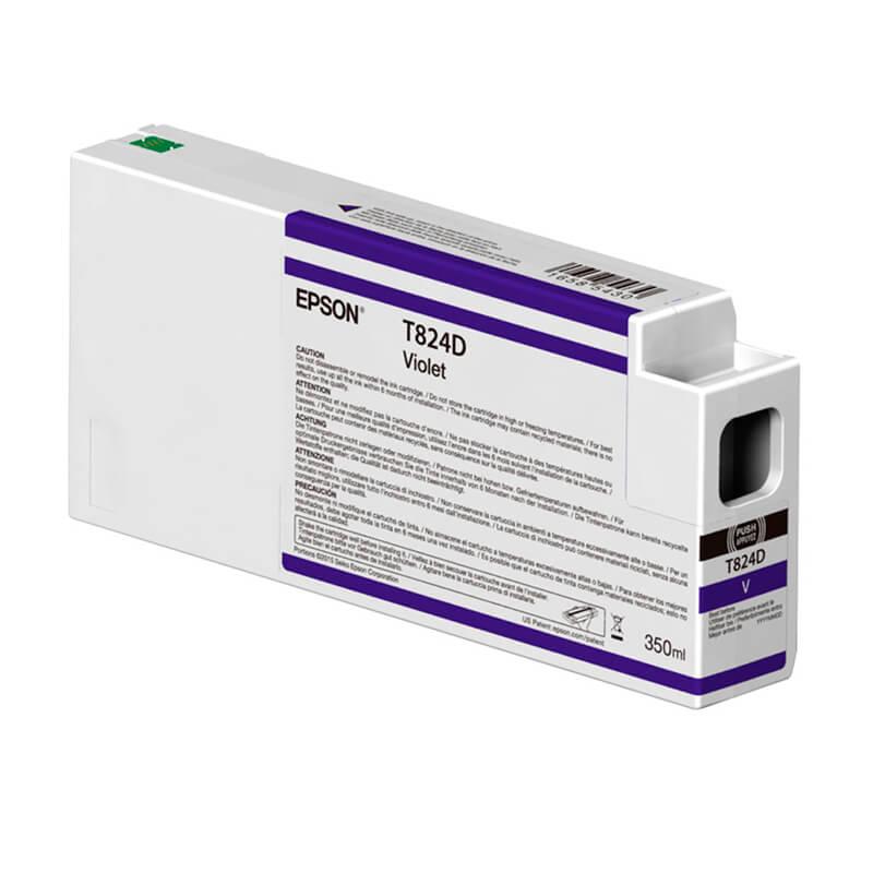 Cartucho De Tinta Epson T824D Violet 350ml P6000 P8000 P7000 P9000.