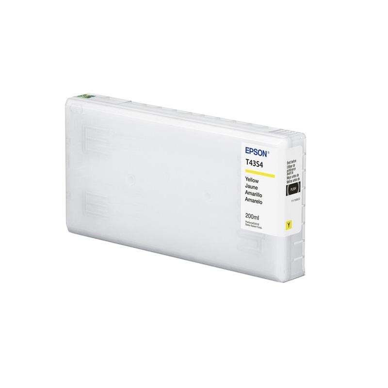 Cartucho De Tinta Epson T43s4 Yellow 200ml D6R-S D870