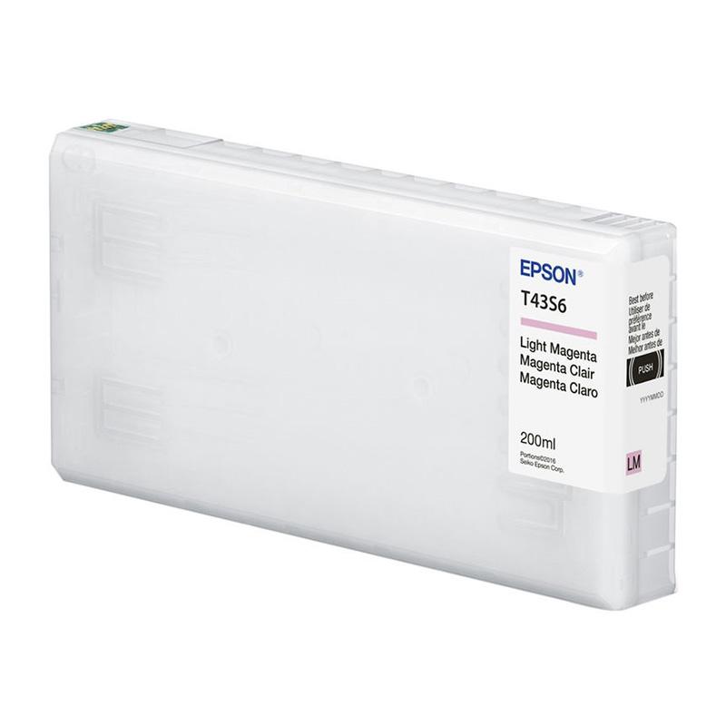 Cartucho De Tinta Epson T43s6 Light Magenta 200ml D6R-S D870