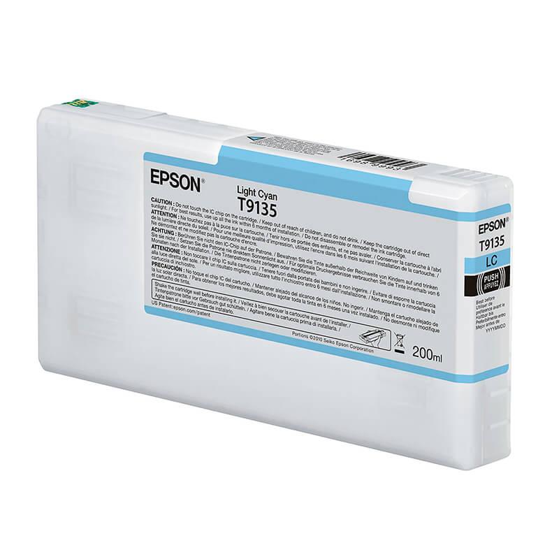 Cartucho De Tinta Epson T9135 Light Cyan Ultrachrome HDX 200ml P5000