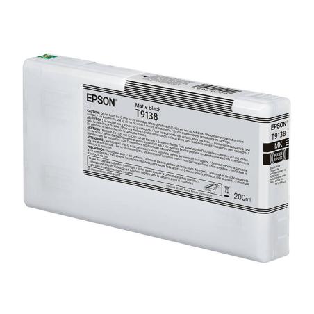 Cartucho De Tinta Epson T9138 Matte Black Ultrachrome HDX 200ml P5000