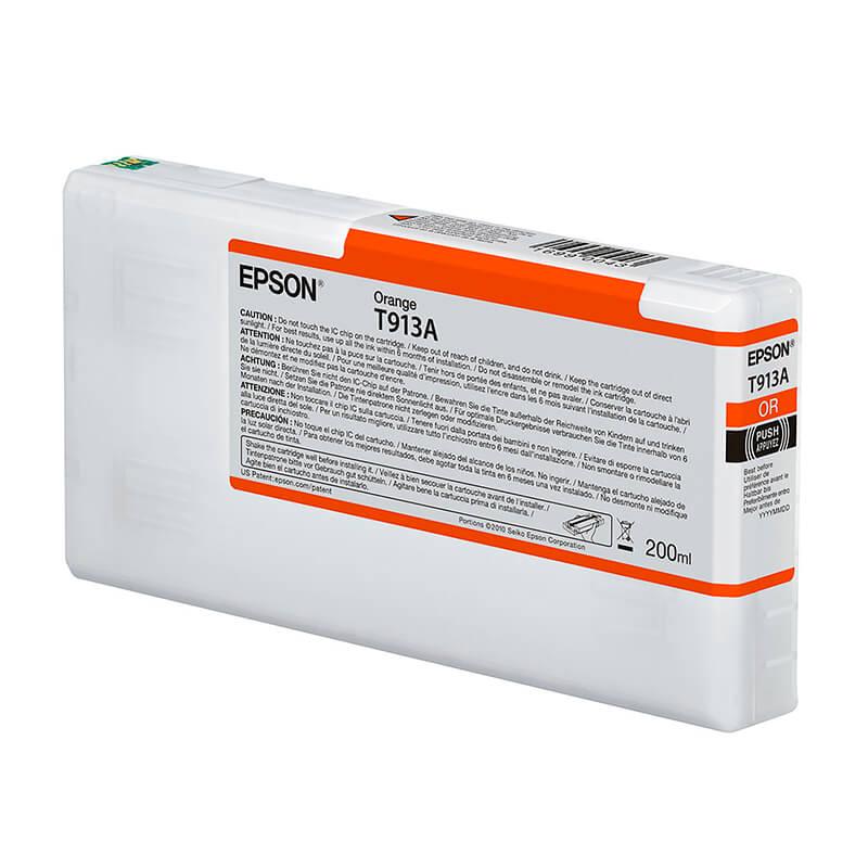 Cartucho De Tinta Epson T913A Orange Ultrachrome HDX 200ml P5000
