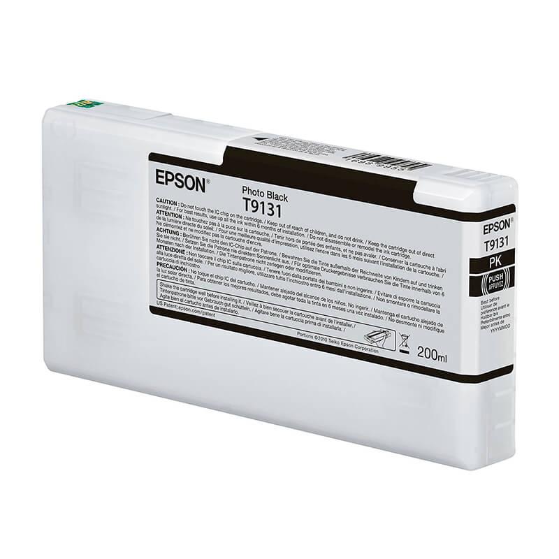 Cartucho De Tinta Epson T9131 Photo Black Ultrachrome HDX 200ml P5000