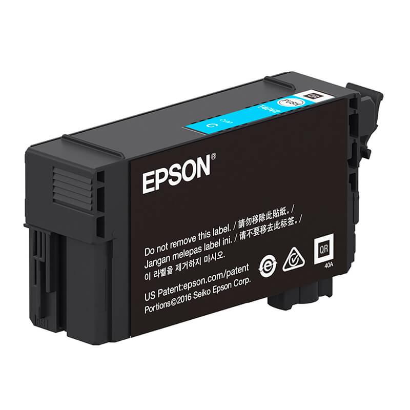 Cartucho De Tinta Epson T40V2 Ultrachrome XD2 Cyan 26ml Plotter SC-T3170 SC-T5170