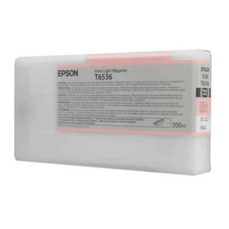 Cartucho De Tinta Epson T6536 Vivid Light Magenta 200ml Stylus Pro 4900