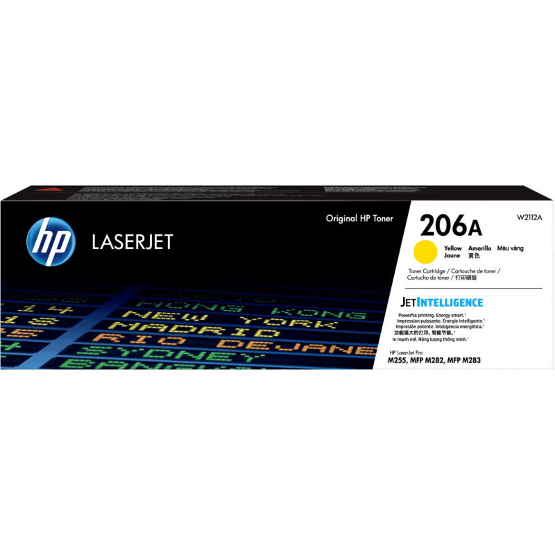 TONER HP AMARILLO 206A LASERJET PRO M255, M283  1.250 PAG