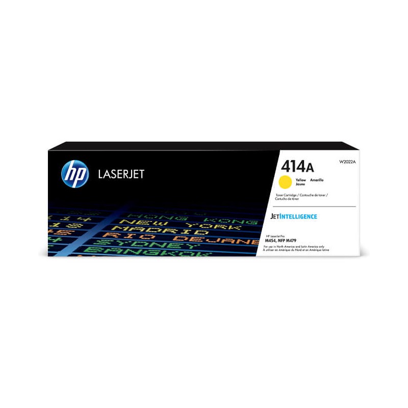 Toner HP 414A Yellow W2022A 2.100 Paginas M454 M479