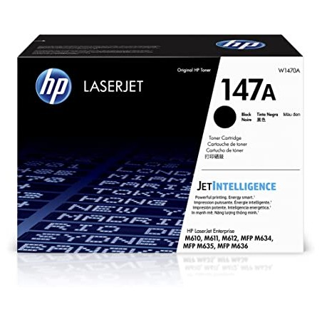 Toner HP 147A Negro W1470A 10.500 Paginas Laserjet M610 611 612 634 635 636