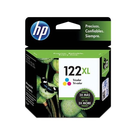 CARTUCHO HP TRICOLOR  122XL DESKJET 1000 2050 3050 330 PAG