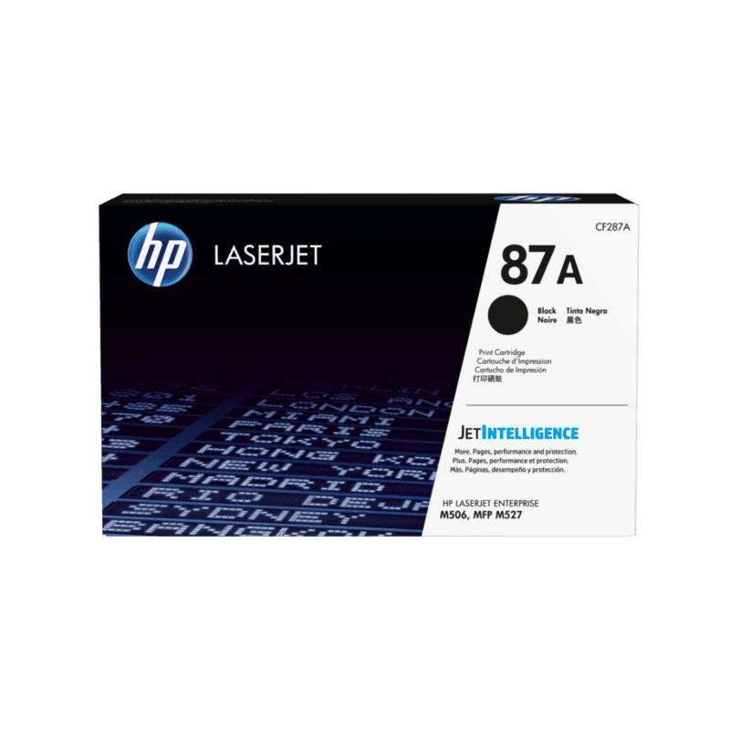 Toner HP 87A Negro CF287A Laserjet M527DN