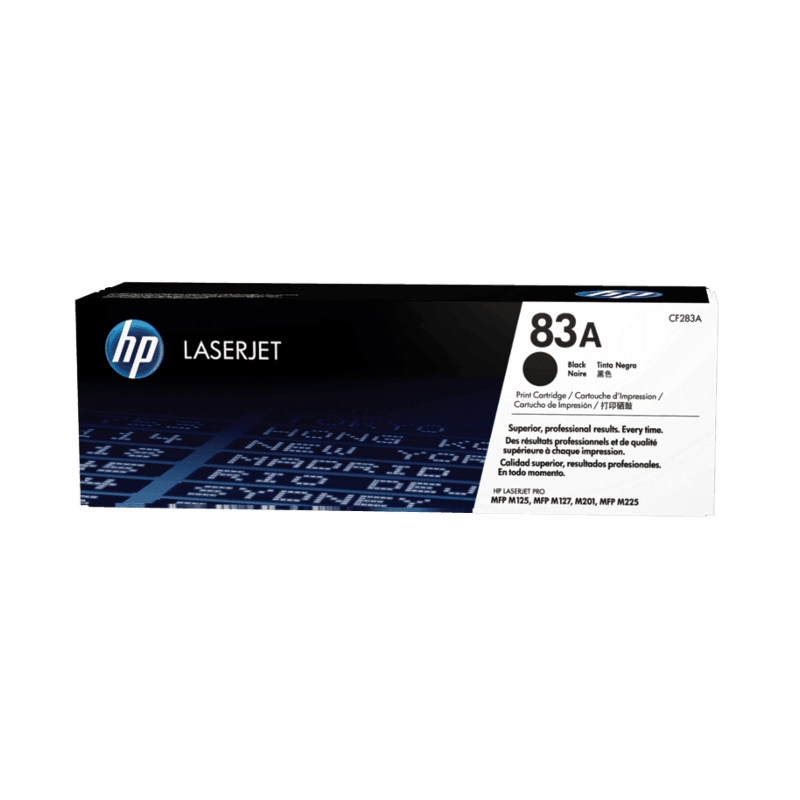 Toner HP 83A Negro CF283A 1.500 Paginas Laserjet 127FN