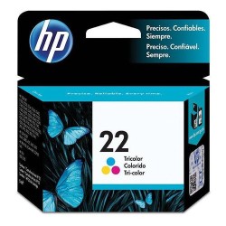 Cartucho De Tinta HP 22 Tricolor C9352AL 140 Paginas Deskjet 3940