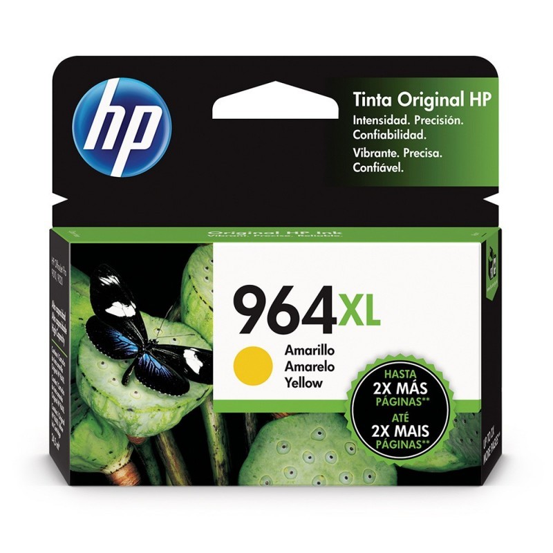 CARTUCHO HP AMARILLO 964XL HP OfficeJet Pro 9010 9020 1.600 pag.