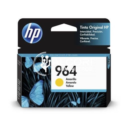 Cartucho De Tinta HP 964 Amarillo 3JA52AL 700 Paginas OfficeJet Pro 9010 9020