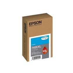 Cartucho De Tinta Epson 748XXL Cyan 7.000 Paginas WF-6090 WF-6590