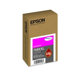 Cartucho De Tinta Epson 748XXL Magenta 7.000 Paginas WF-6090 WF-6590