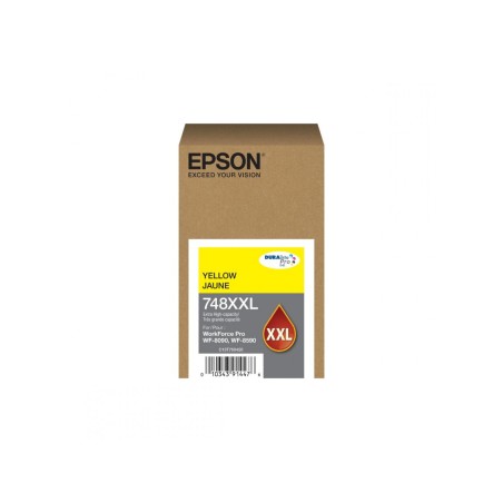 Cartucho De Tinta Epson 748XXL Yellow 7.000 Paginas WF-6090 WF-6590