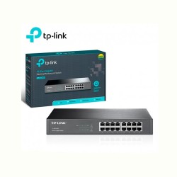 Switch Tp-Link 16 Puertos Gigabit 10/100/1000 Rack TL-SG1016D