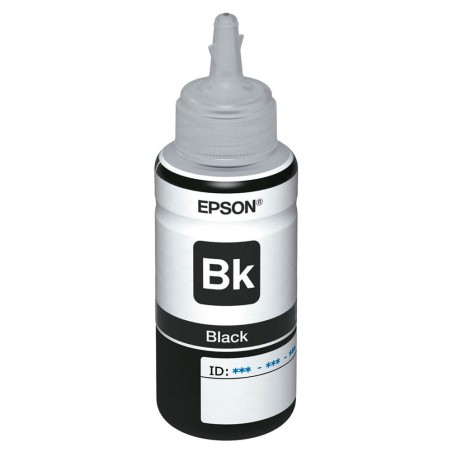 Botella De Tinta Epson 554 Negro 70ml L8180 L8160 T554120