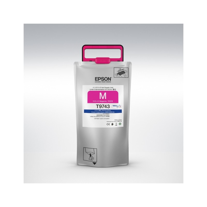 Bolsa De Tinta Epson T9743 Magenta 84.000 Paginas WF-C869R
