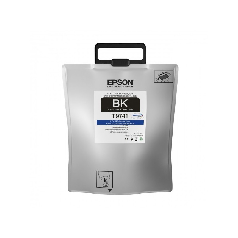 Bolsa De Tinta Epson T9741 Negro 84.000 Paginas WF-C869R