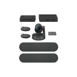 VideoConferencia Logitech Rally Plus 4K PTZ USB 2Hub 2Parlantes 2Microfonos