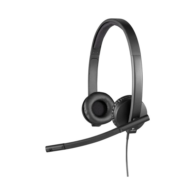 Diadema Logitech H650e USB Stereo Con Microfono 981-000518
