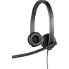 Diadema Logitech H650e USB Stereo Con Microfono 981-000518