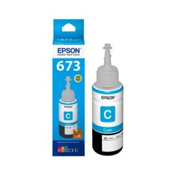 Botella De Tinta Epson 673 Cyan T673220 70ml L800 L805