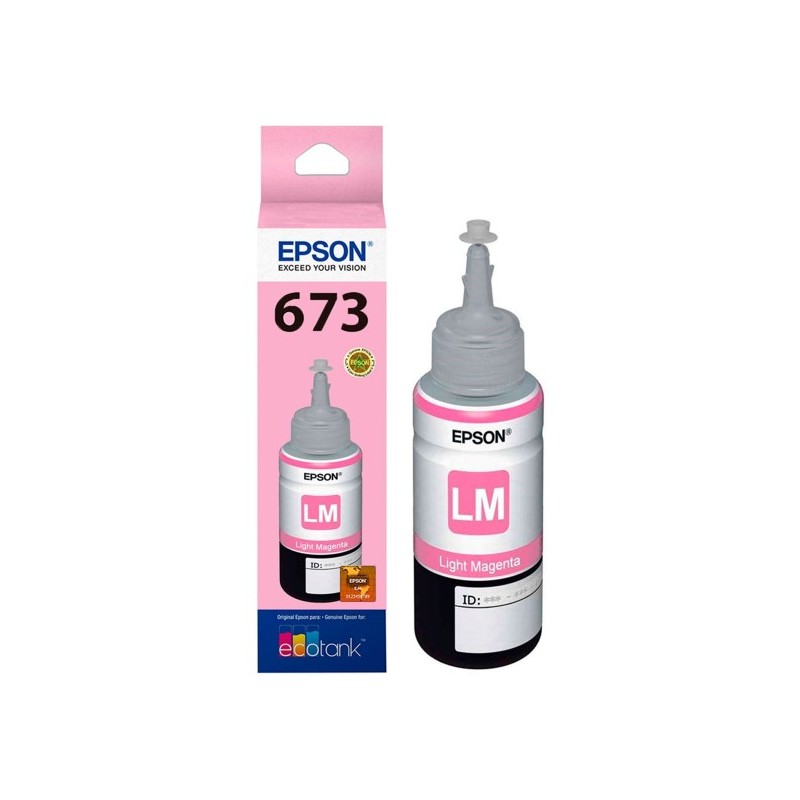 Botella De Tinta Epson 673 Magenta Light T673620 70ml L800 L805