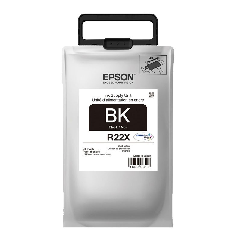 Bolsa De Tinta Epson R22X Negra 20.000 Paginas WF-R8590 TR22X120