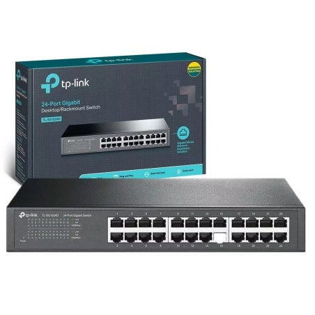 Switch Tp-Link 24 Puertos Gigabit 10/100/1000 TL-SG1024D Rack