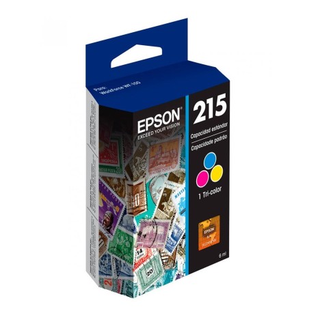 Cartucho De Tinta Epson 215 Tricolor 250 Paginas T215520