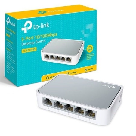 Switch 5 Puertos 10/100 Tp-Link RJ-45 TL-SF1005D