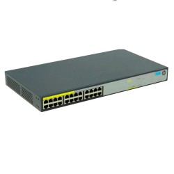 Switch 24 Puertos Gigabit 12 PoE 12 Gigabit HP Aruba 1420 JH019A Capa 2 No Administrable