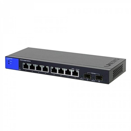 Switch 8 Puertos Gigabit 2SFP Linksys LGS310C Administrable