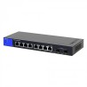 Switch 8 Puertos Gigabit 2SFP Linksys LGS310C Administrable