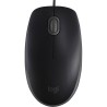 Mouse Logitech M110 Negro Alambrico USB