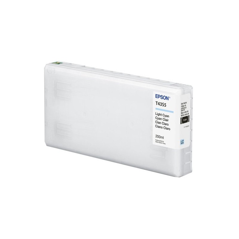 Cartucho De Tinta Epson T43s5 Light Cyan 200ml D6R-S D870