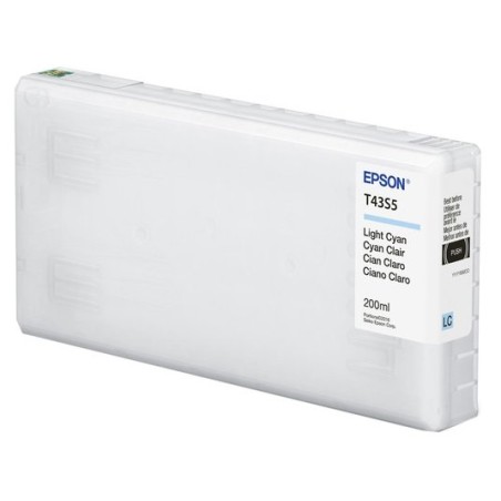 Cartucho De Tinta Epson T43s5 Light Cyan 200ml D6R-S D870