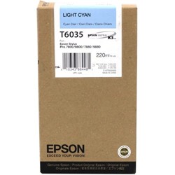 Cartucho De Tinta Epson T6035 Light Cyan 220ml Stylus Pro 7880/9880