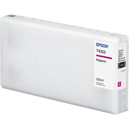 Cartucho De Tinta Epson T43s3 Magenta 200ml D6R-S D870